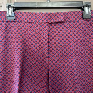 Maroon and Blue Polka Dot Pants